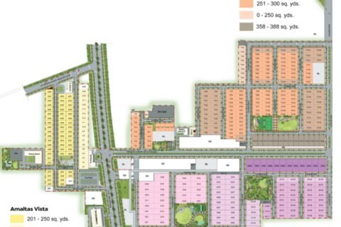 Trident Parktown 1 — plot layout plan